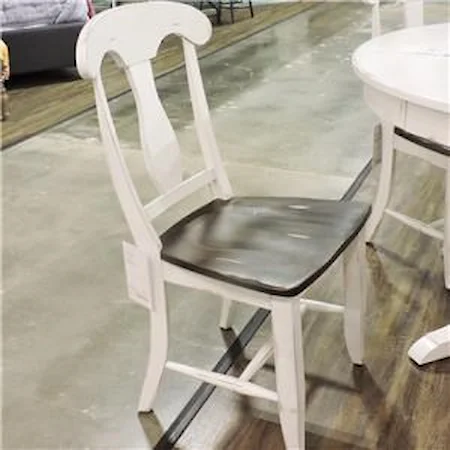 Customizable Dining Chair with Splat Back